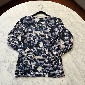 Kokun Women’s Bamboo Cashmere Crew Neck Print Long Sleeve Lightweight Sweater.